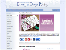 Tablet Screenshot of blog.daisy-days.com